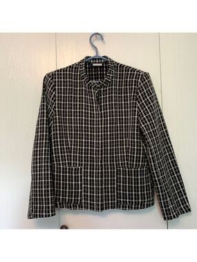 Zip up blazer rainbow bridge 🇨🇦 medium checker